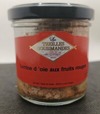 Terrine d'oie fruits rouge 125g Treilles